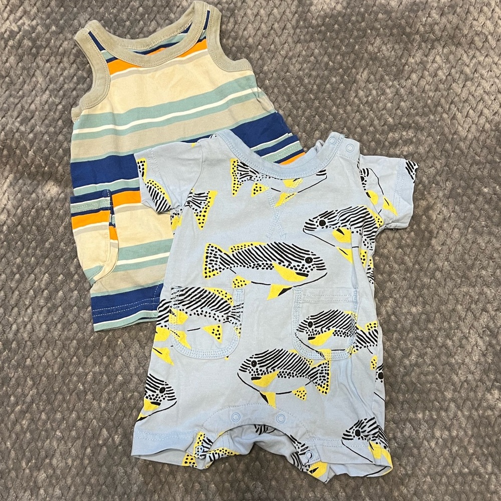 Tea summer romper bundle